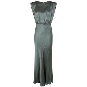 Semicouture Women Satin Long Dress